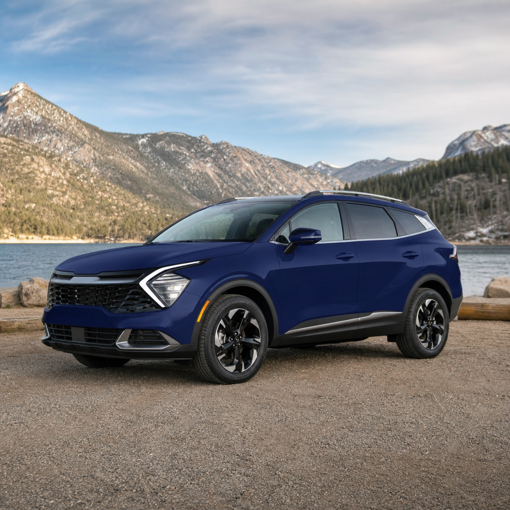2026 Kia Sportage SX — Nebular Blue