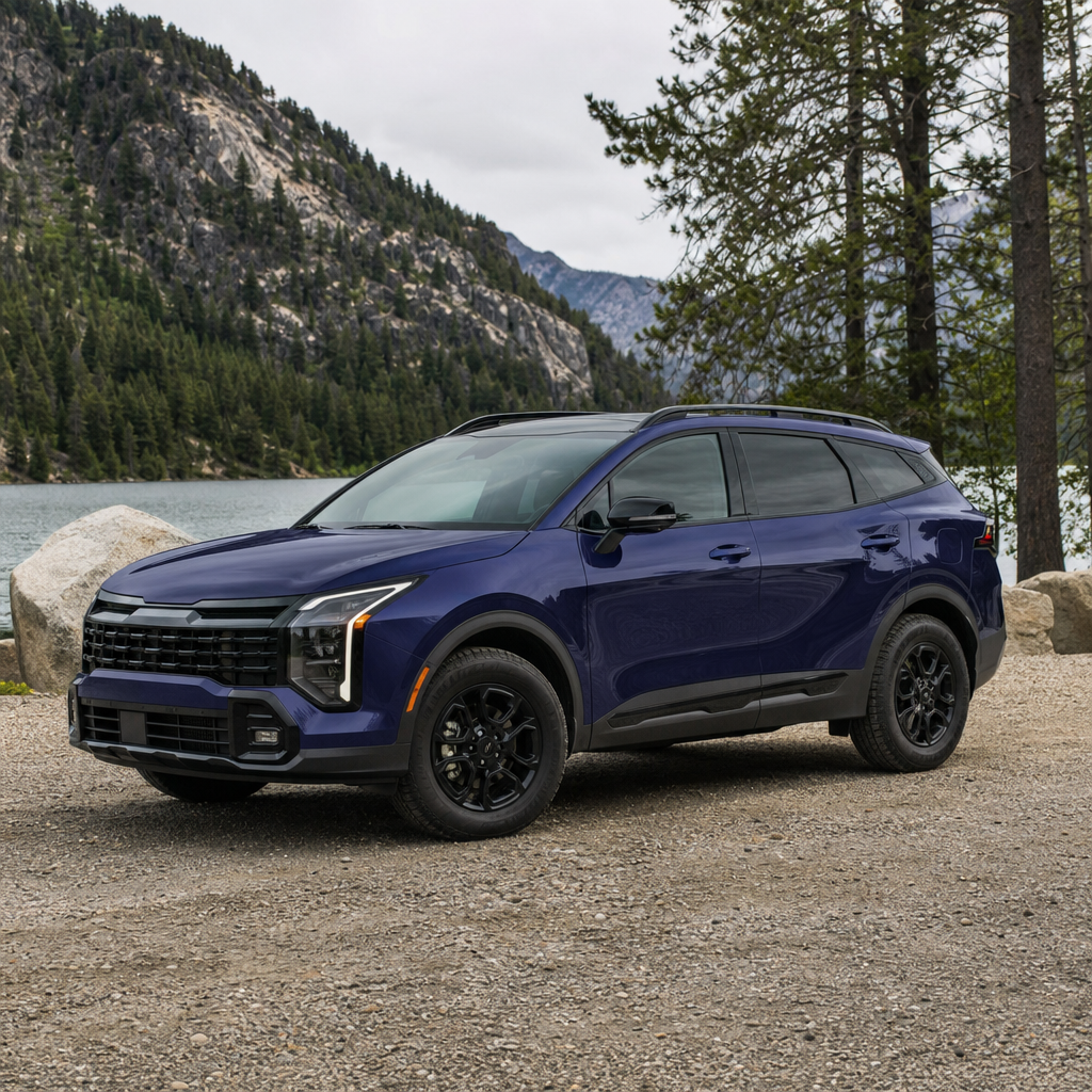 2026 Kia Sportage X-Line — Vesta Blue