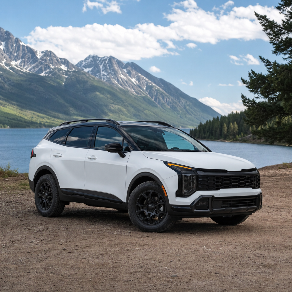 2026 Kia Sportage X-Pro Prestige — Glacial White/black Roof Build Out: 01/31/2026