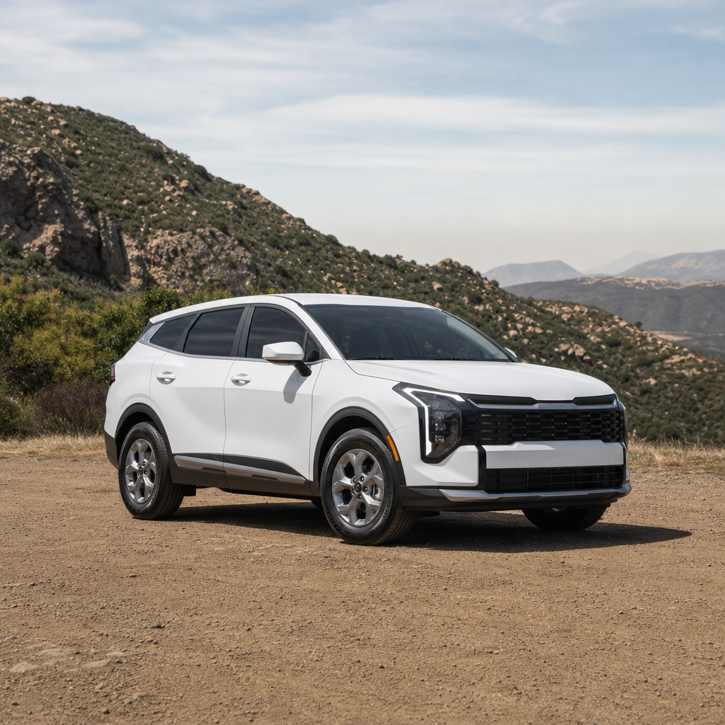 2026 Kia Sportage LX — Glacial White Build Out: 01/31/2026