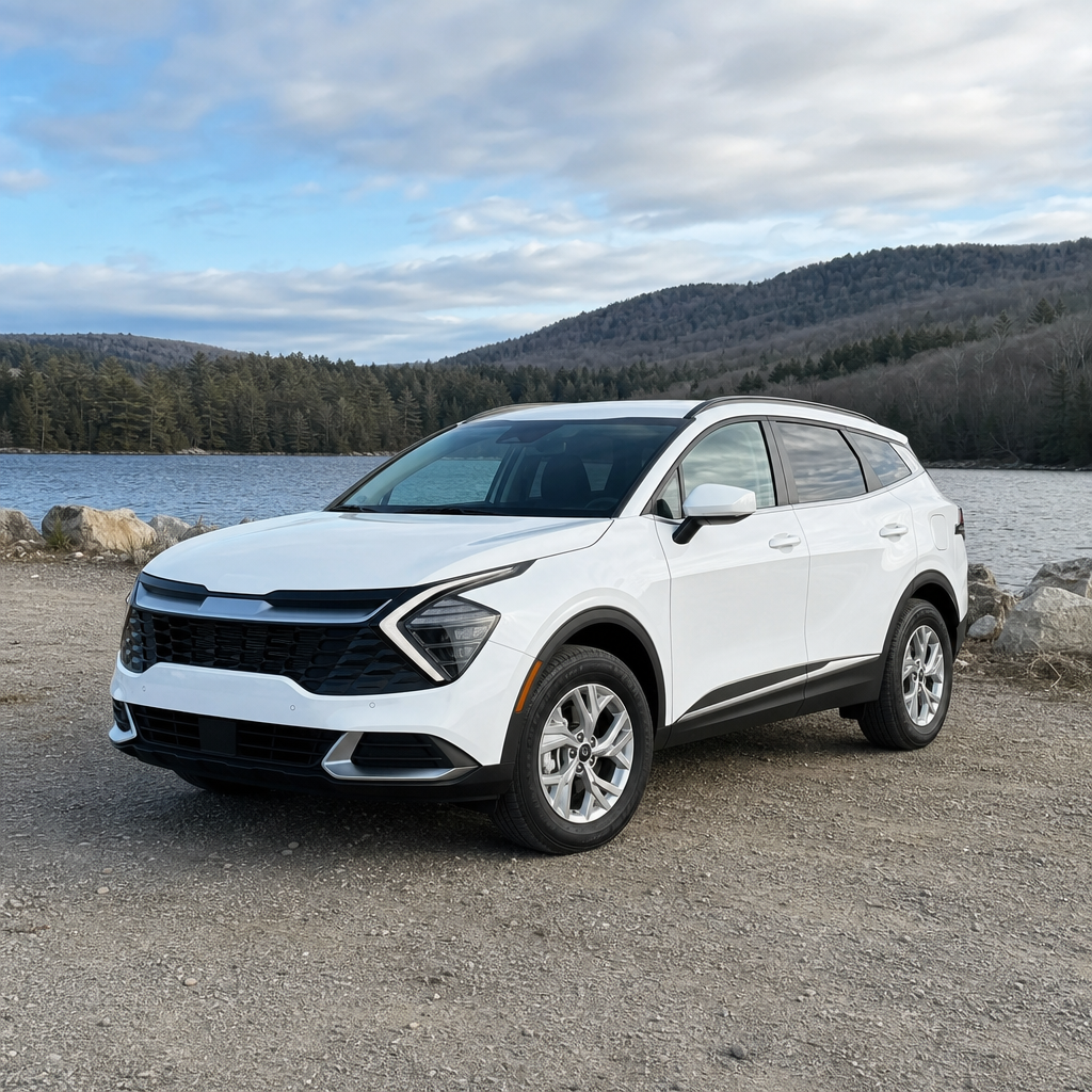 2026 Kia Sportage LX — Glacial White Build Out: 01/31/2026