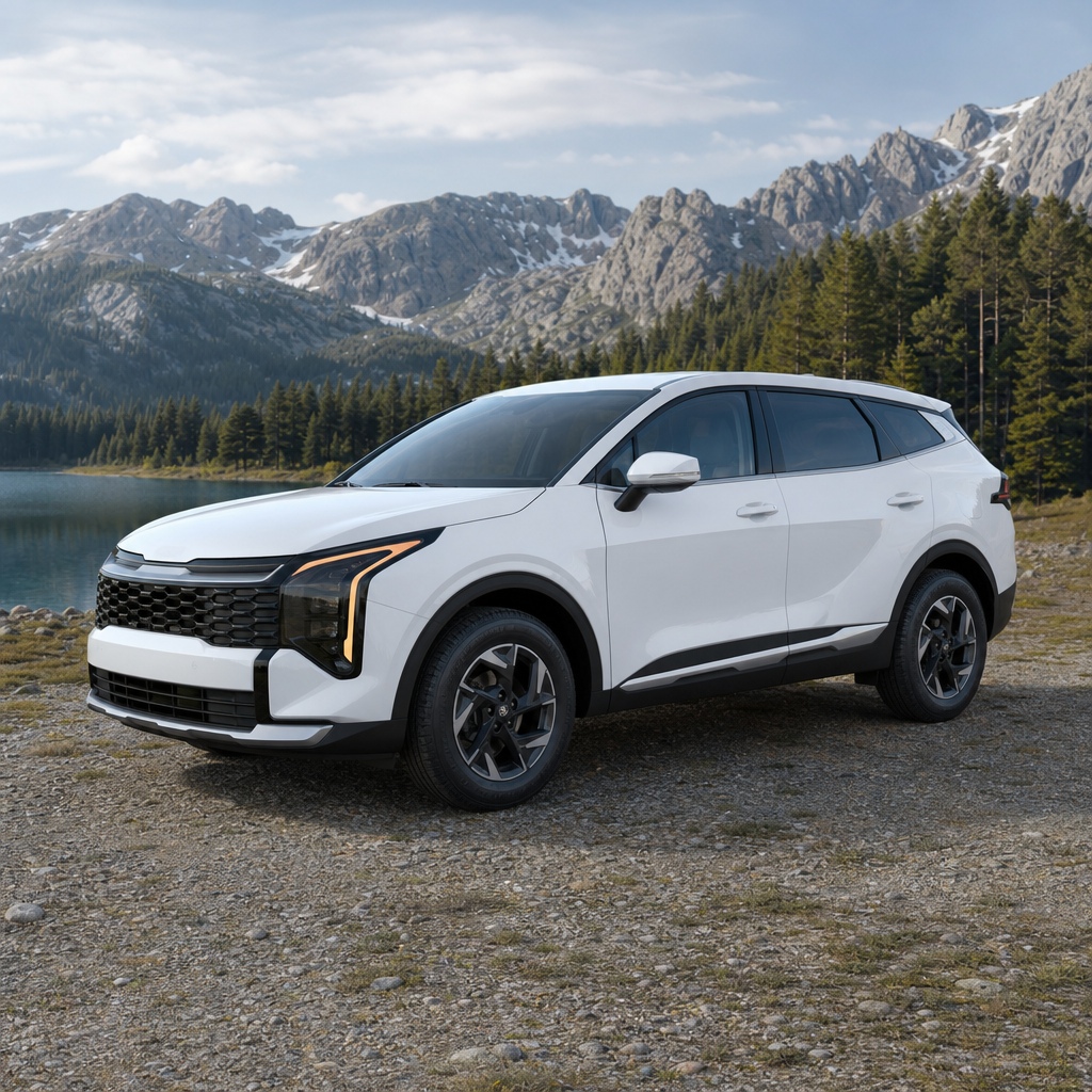 2026 Kia Sportage LX — Glacial White Build Out: 01/31/2026