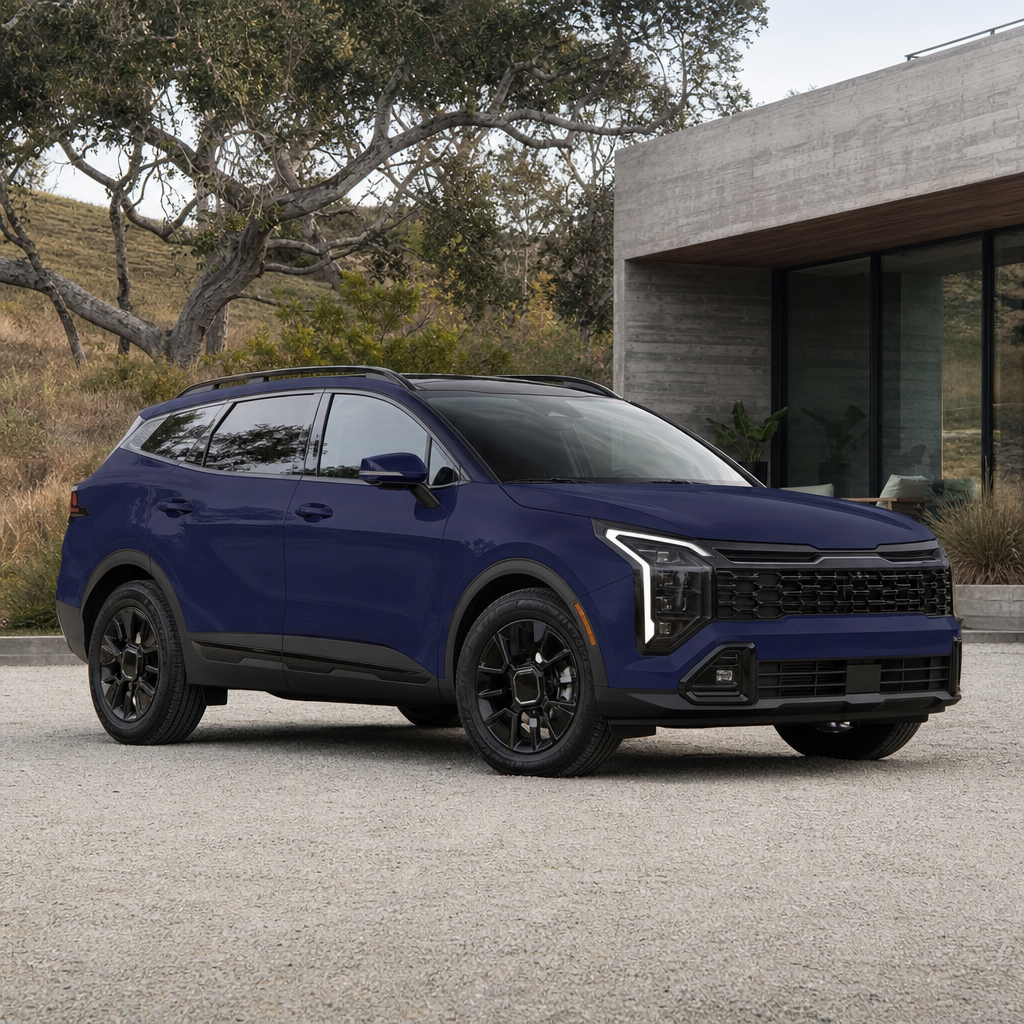2026 Kia Sportage X-Line — Vesta Blue