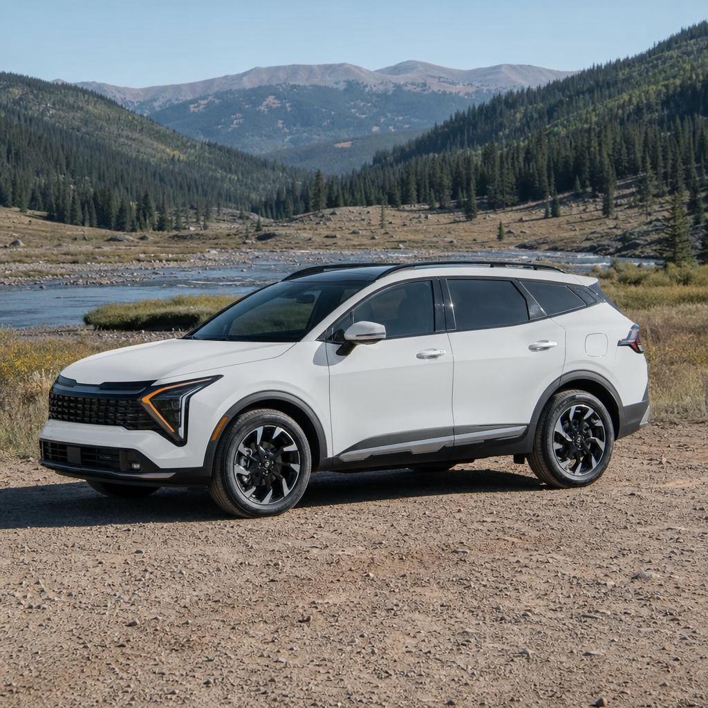 2026 Kia Sportage X-Line — Snow White Pearl