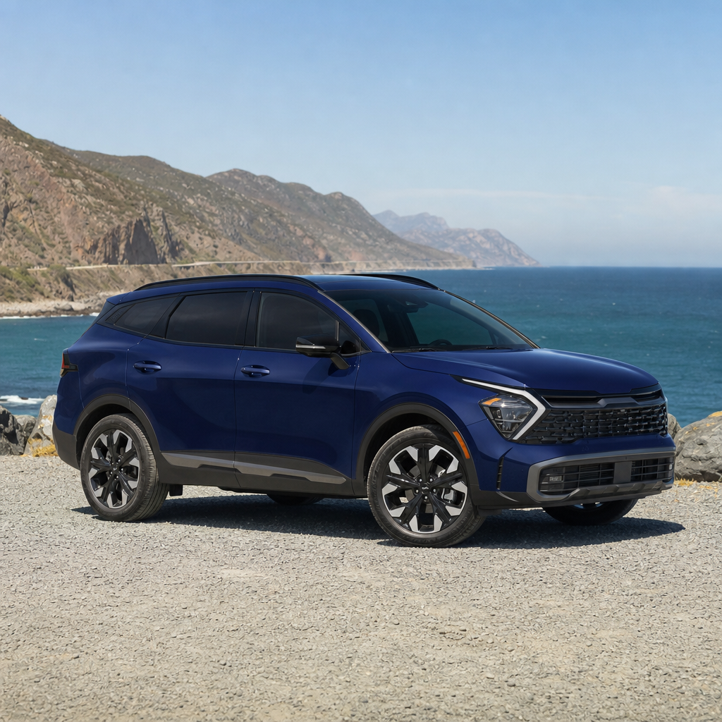 2026 Kia Sportage SX — Nebular Blue