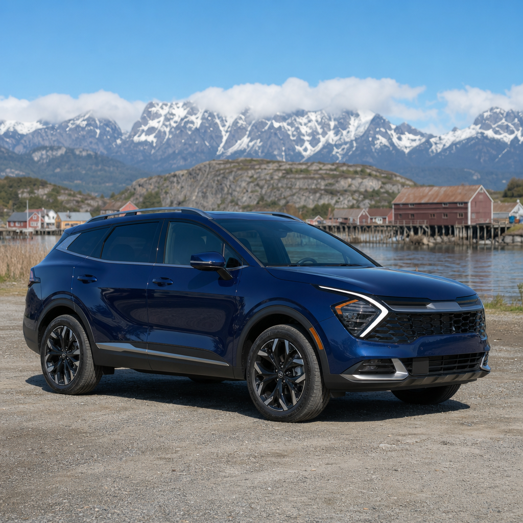 2026 Kia Sportage SX — Nebular Blue