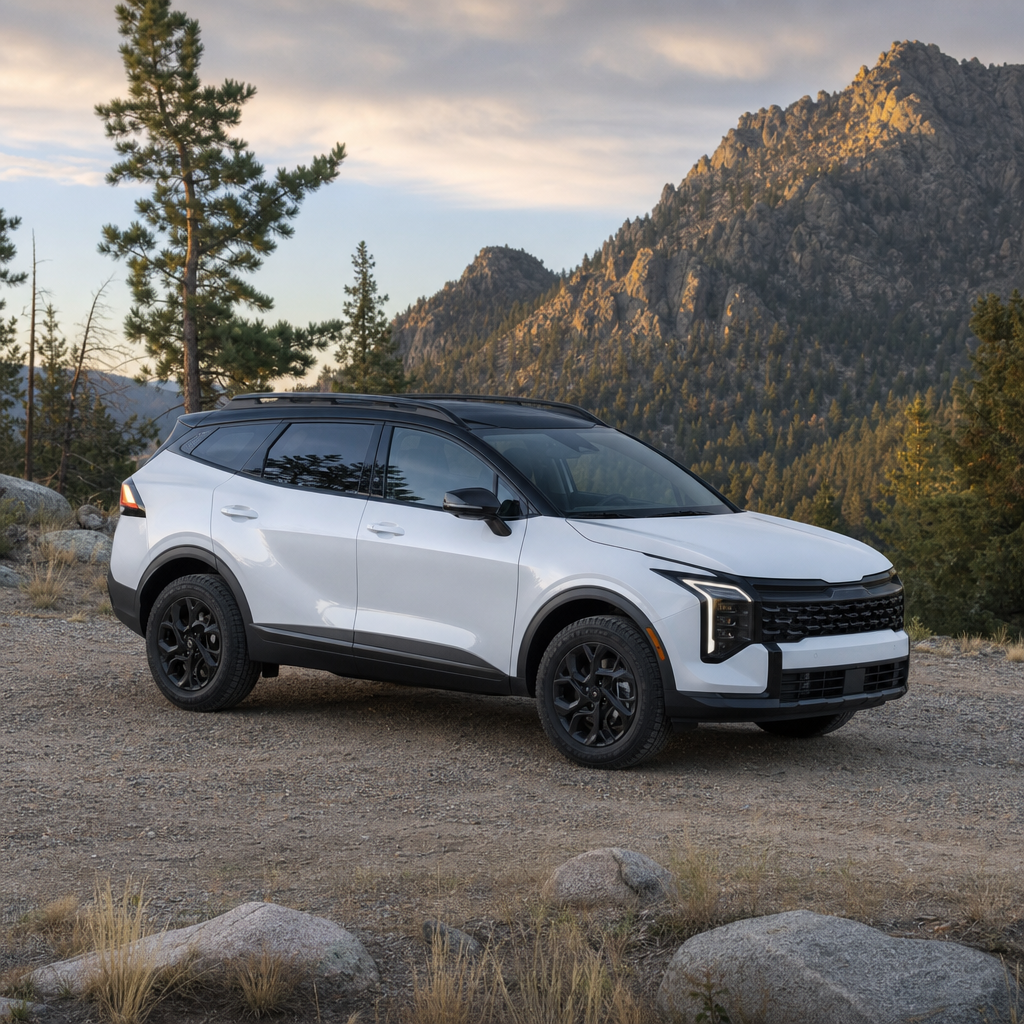 2026 Kia Sportage X-Pro Prestige — Glacial White/black Roof Build Out: 01/31/2026