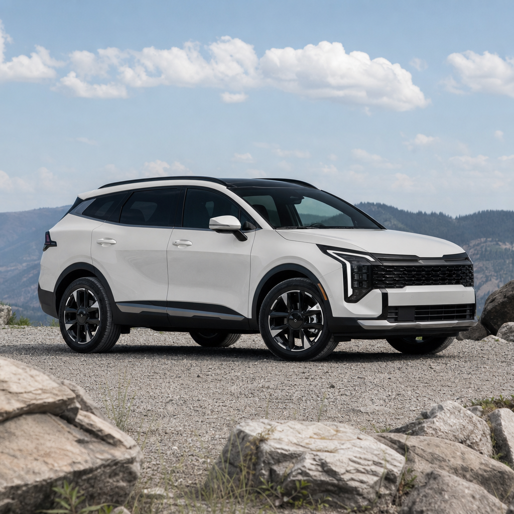 2026 Kia Sportage SX-Prestige — Glacial White Pearl
