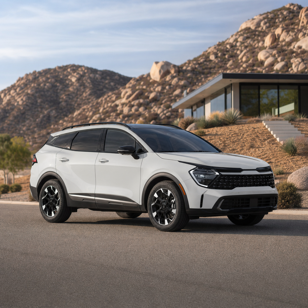 2026 Kia Sportage SX-Prestige — Glacial White Pearl
