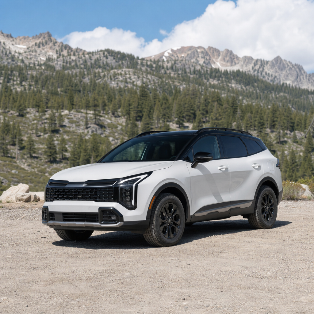 2026 Kia Sportage X-Pro Prestige — Glacial White/black Roof Build Out: 01/31/2026