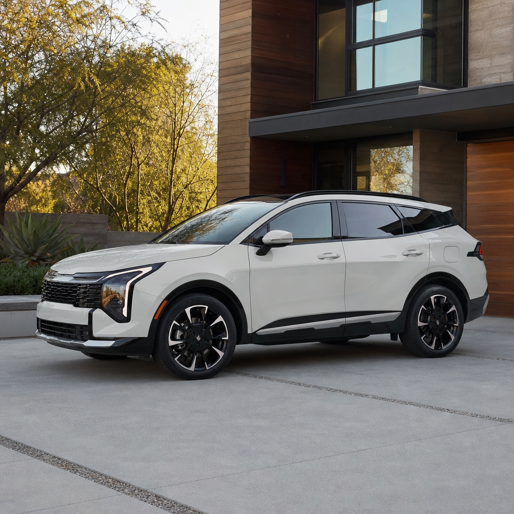 2026 Kia Sportage SX-Prestige — Glacial White Pearl