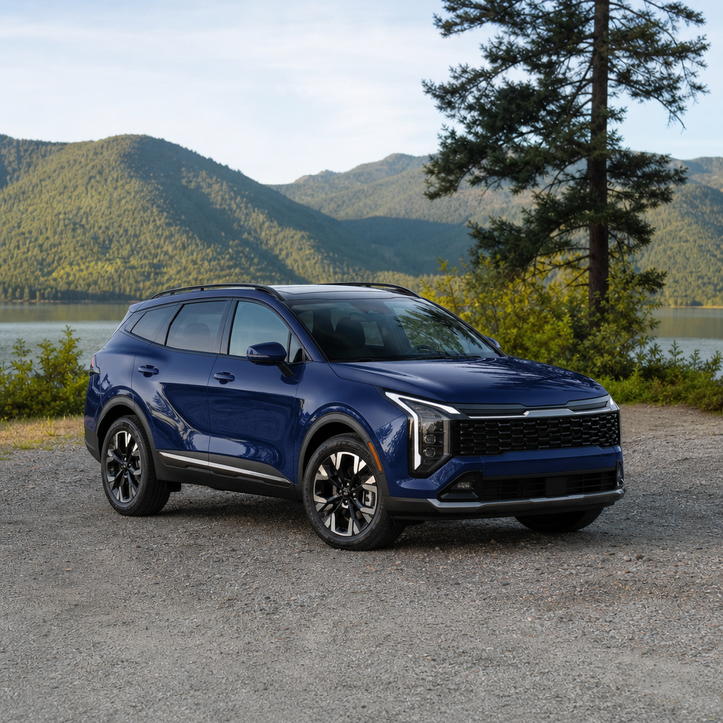 2026 Kia Sportage SX — Nebular Blue