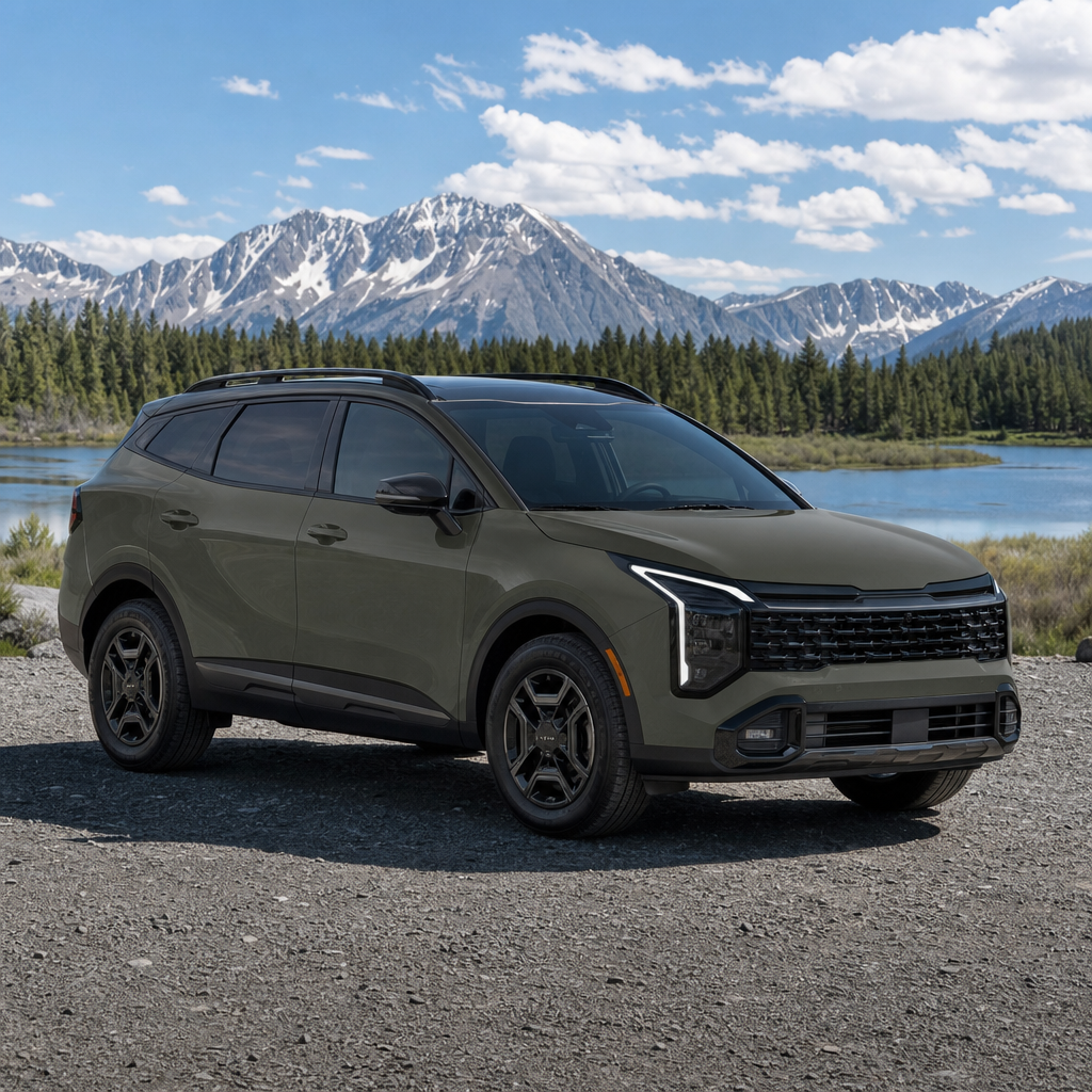 2026 Kia Sportage X-Line Prestige — Jungle Green